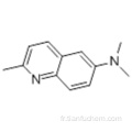 6-quinolinamine, N, N, 2-triméthyle- CAS 92-99-9